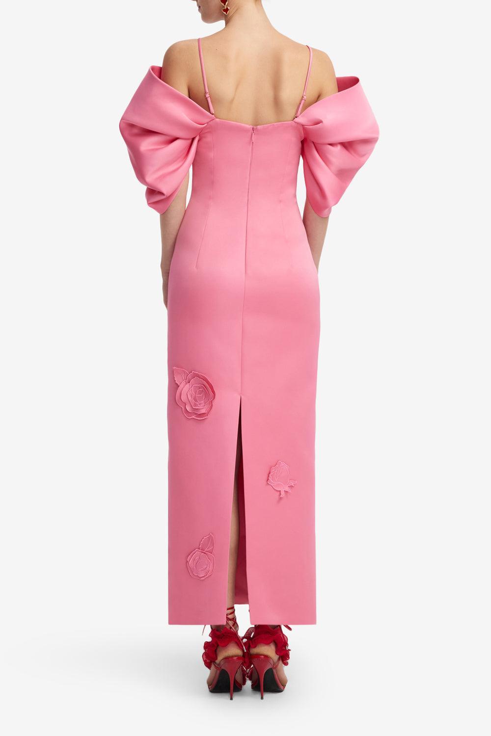 Arabella Maxi Dress-PINK-2-CLOTHINGDRESSCOCKTAIL-LEO LIN