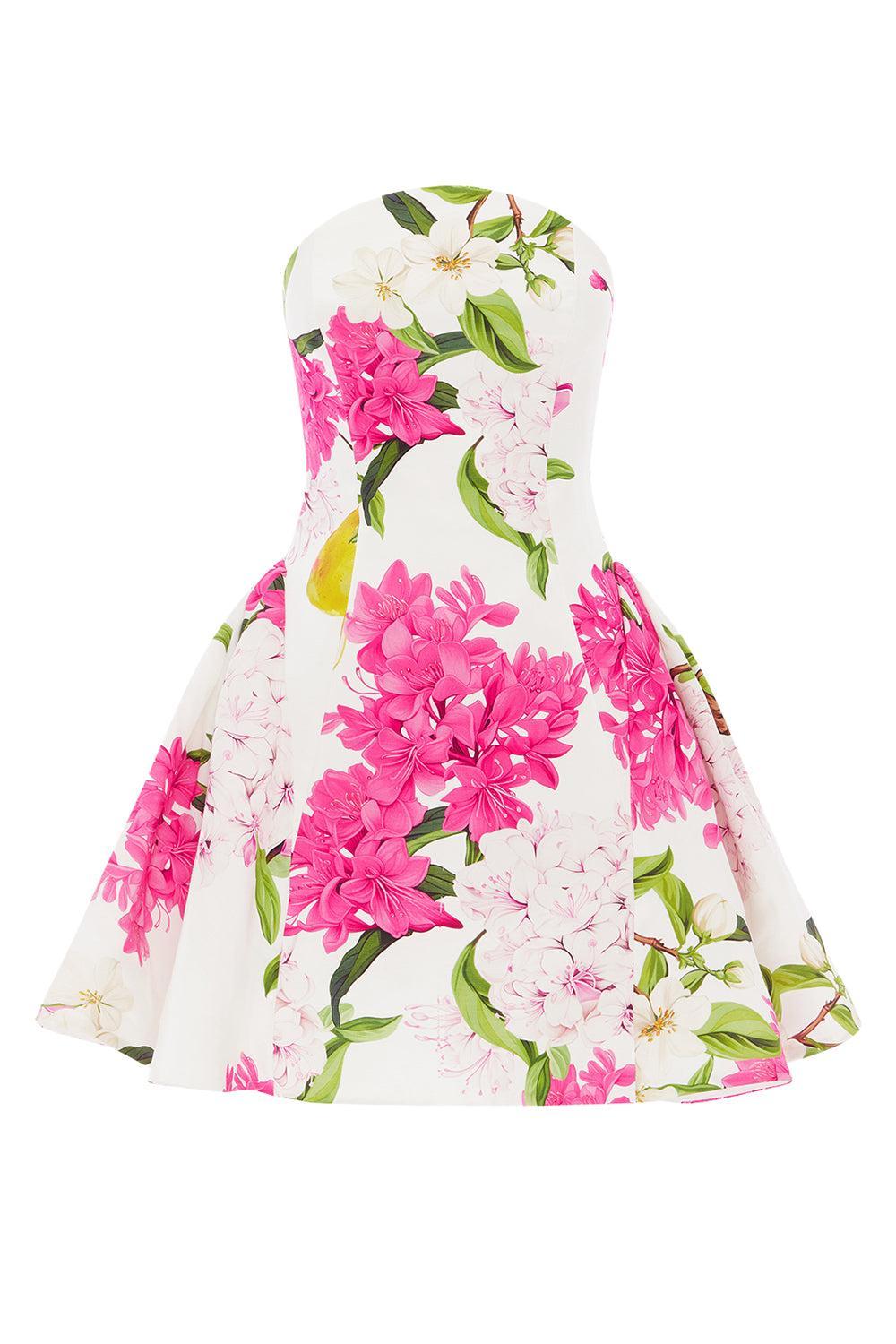 Reese Bustier Mini Dress-FLRLPEAR-2-CLOTHINGDRESSCOCKTAIL-LEO LIN