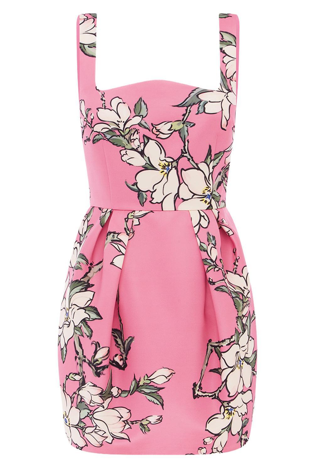 Piper Mini Dress-PINK-2-CLOTHINGDRESSCOCKTAIL-LEO LIN