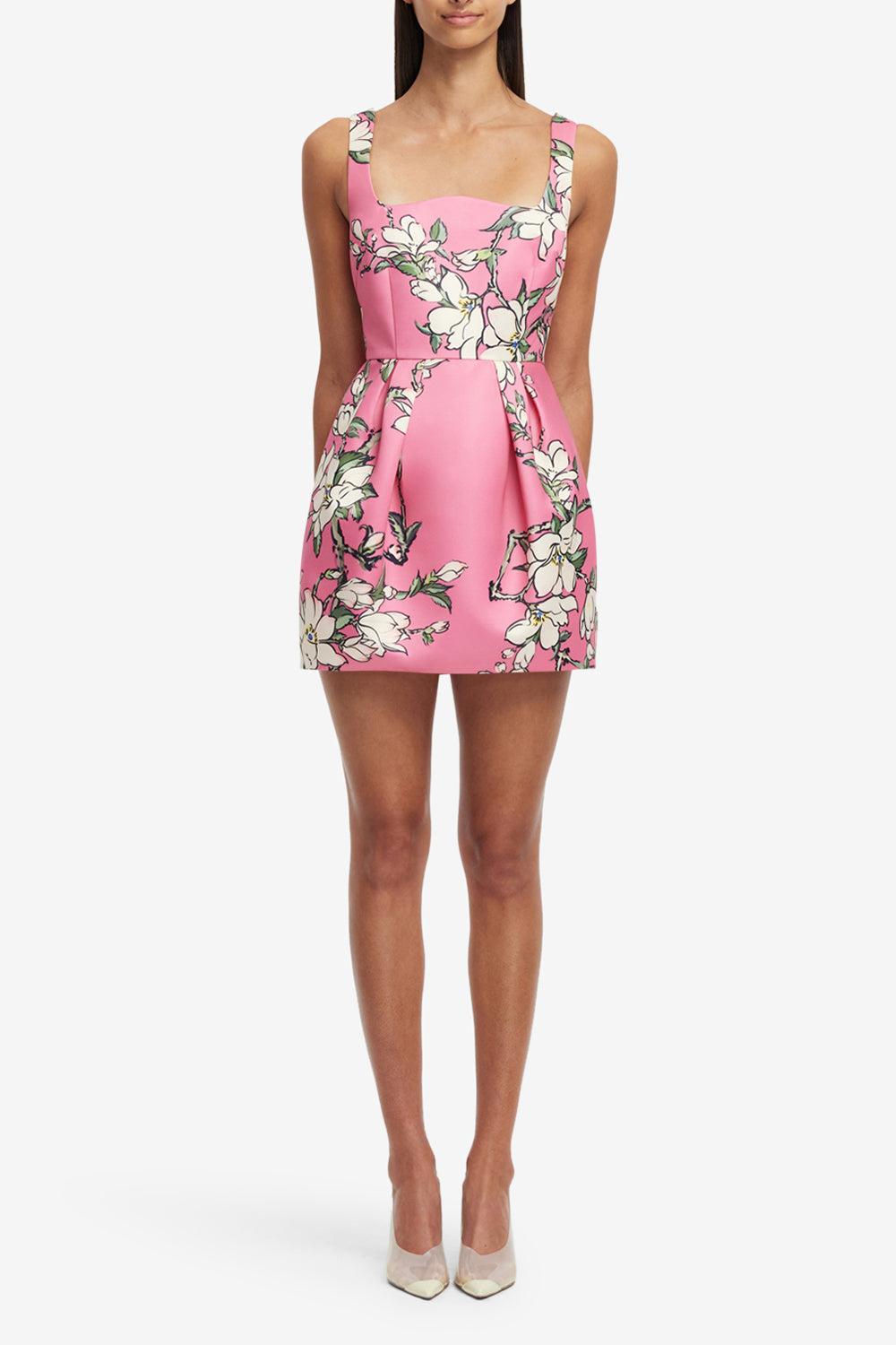 Piper Mini Dress-PINK-2-CLOTHINGDRESSCOCKTAIL-LEO LIN