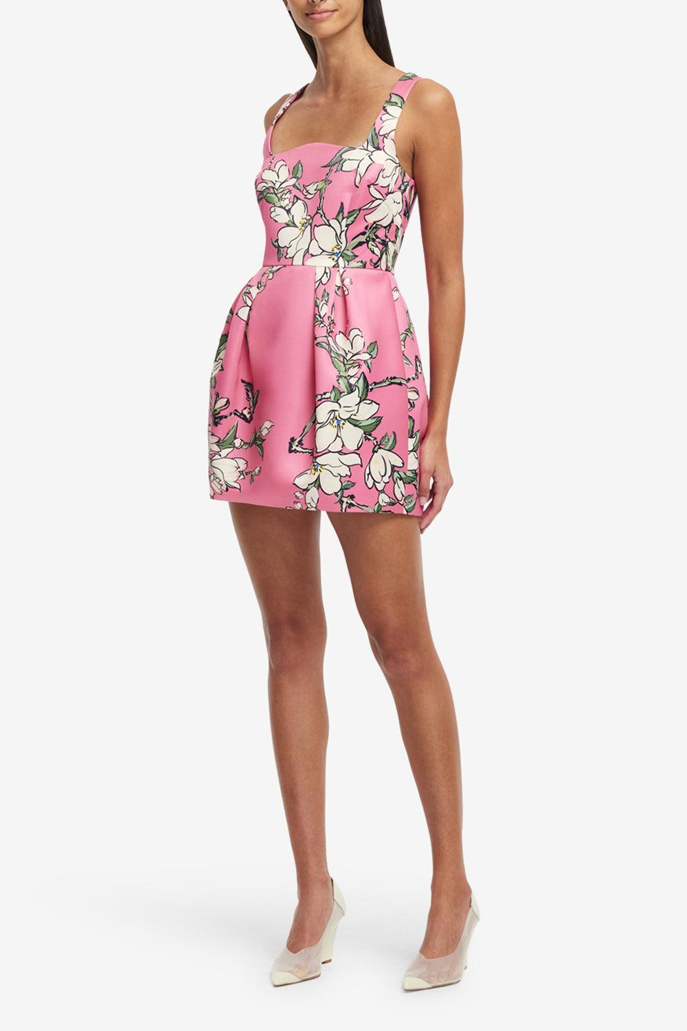 Piper Mini Dress-PINK-2-CLOTHINGDRESSCOCKTAIL-LEO LIN