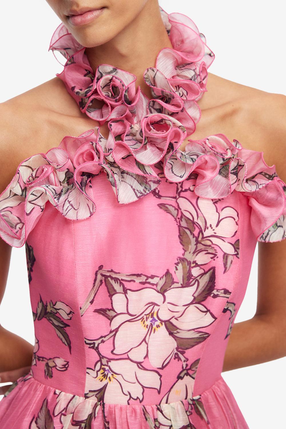 Isabelle Maxi Dress-PINK-2-CLOTHINGDRESSCOCKTAIL-LEO LIN