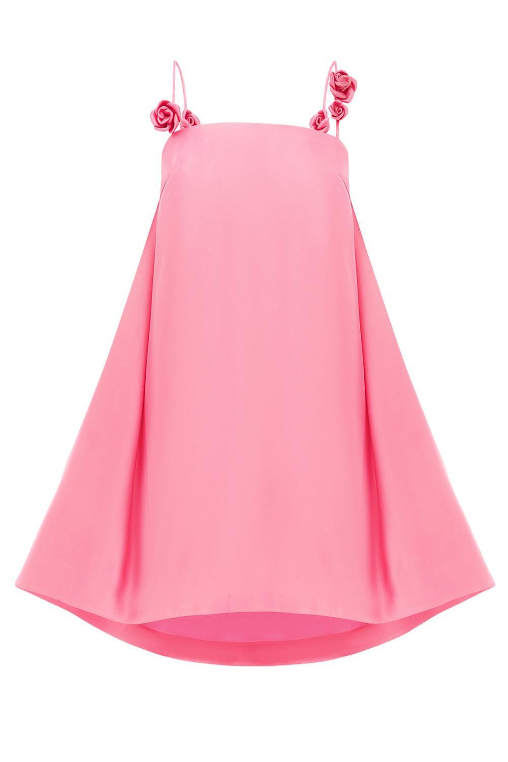 Fiona Dress - Pink-PINK-2-CLOTHINGDRESSCOCKTAIL-LEO LIN