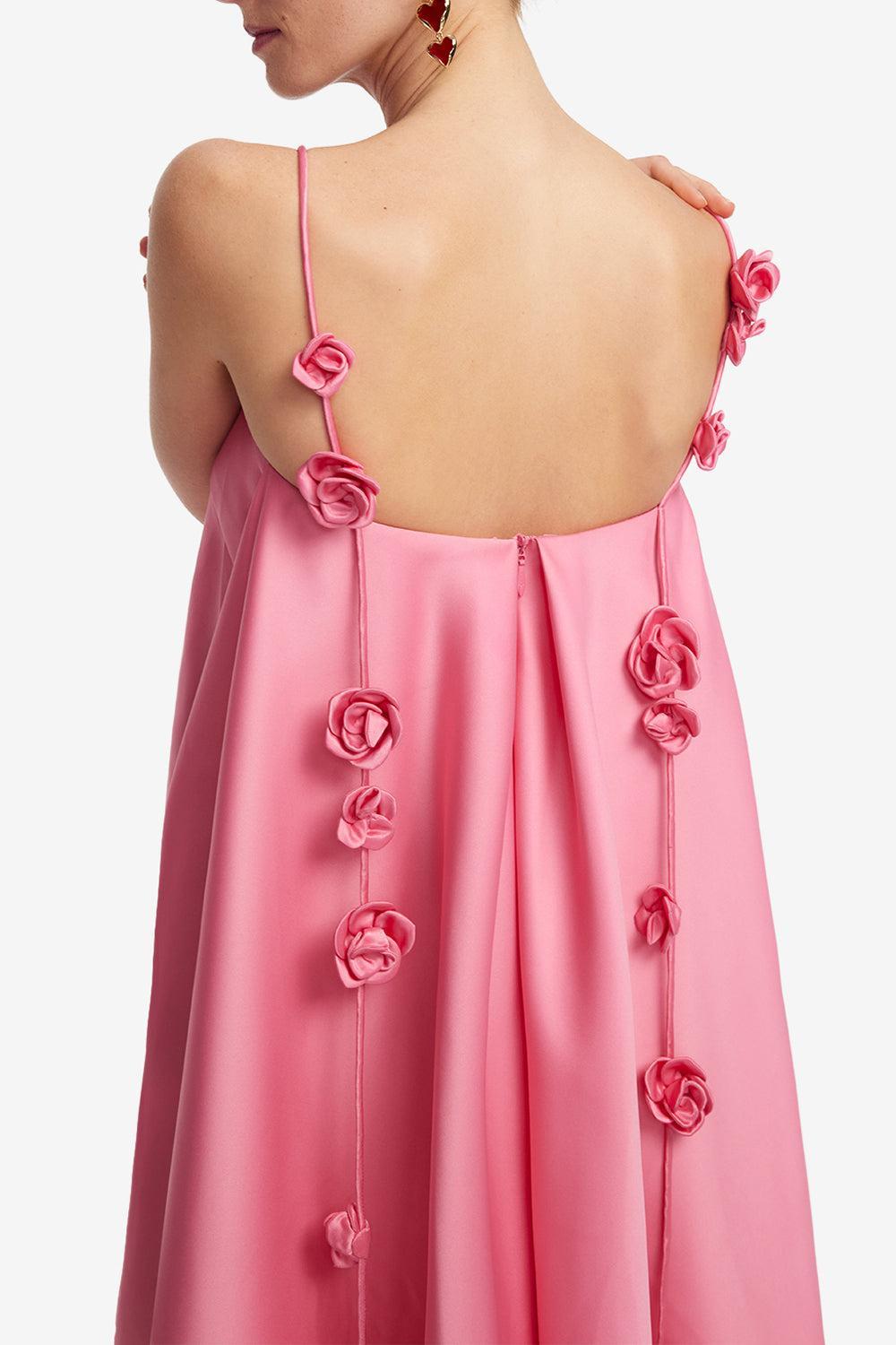 Fiona Dress - Pink-PINK-2-CLOTHINGDRESSCOCKTAIL-LEO LIN