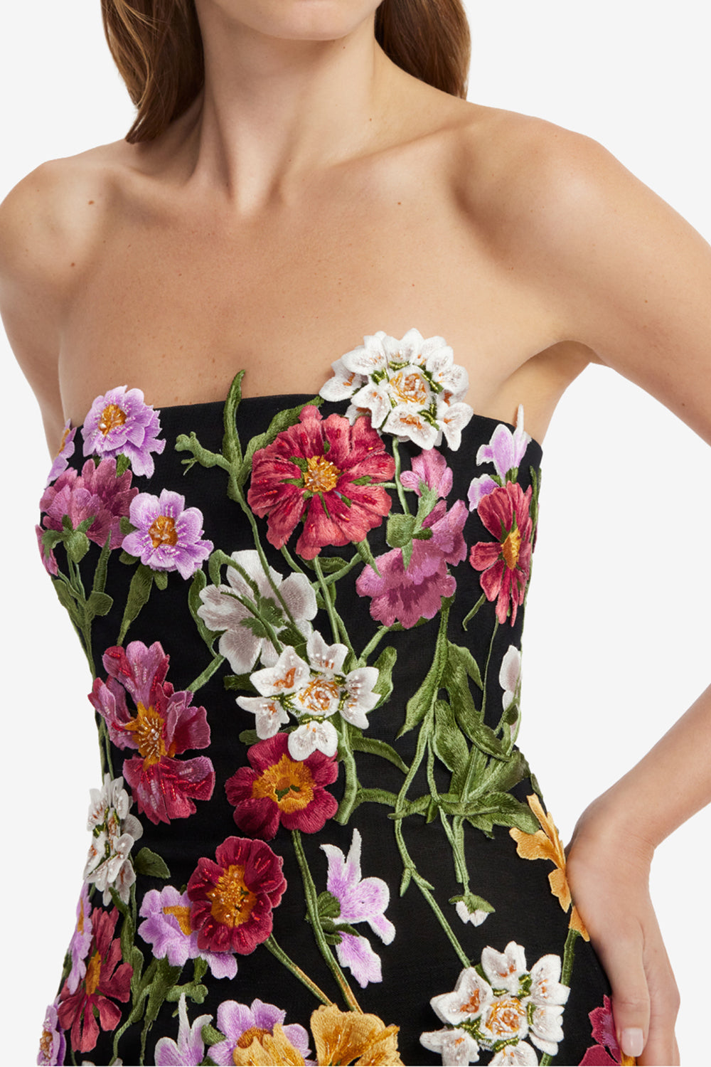 Florentina Embroidered Midi Dress