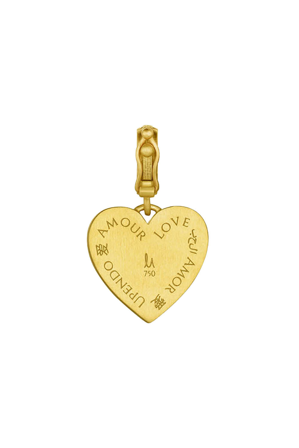 Pink Sapphire Small Heart Pendant