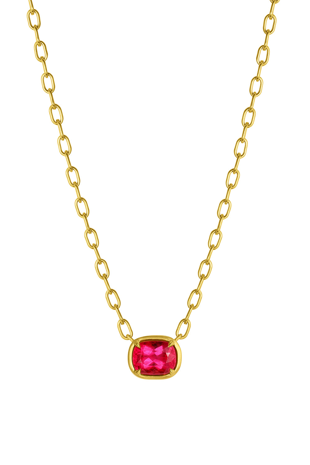Pink Tourmaline Bijou Necklace