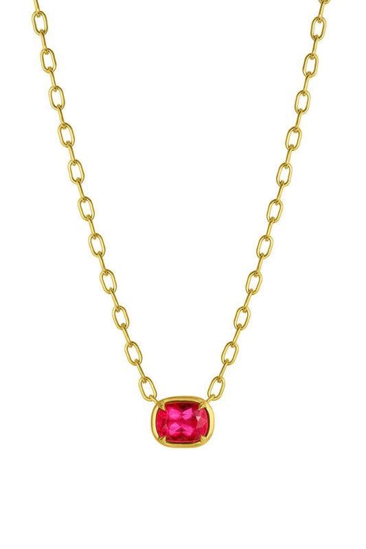 Pink Tourmaline Bijou Necklace