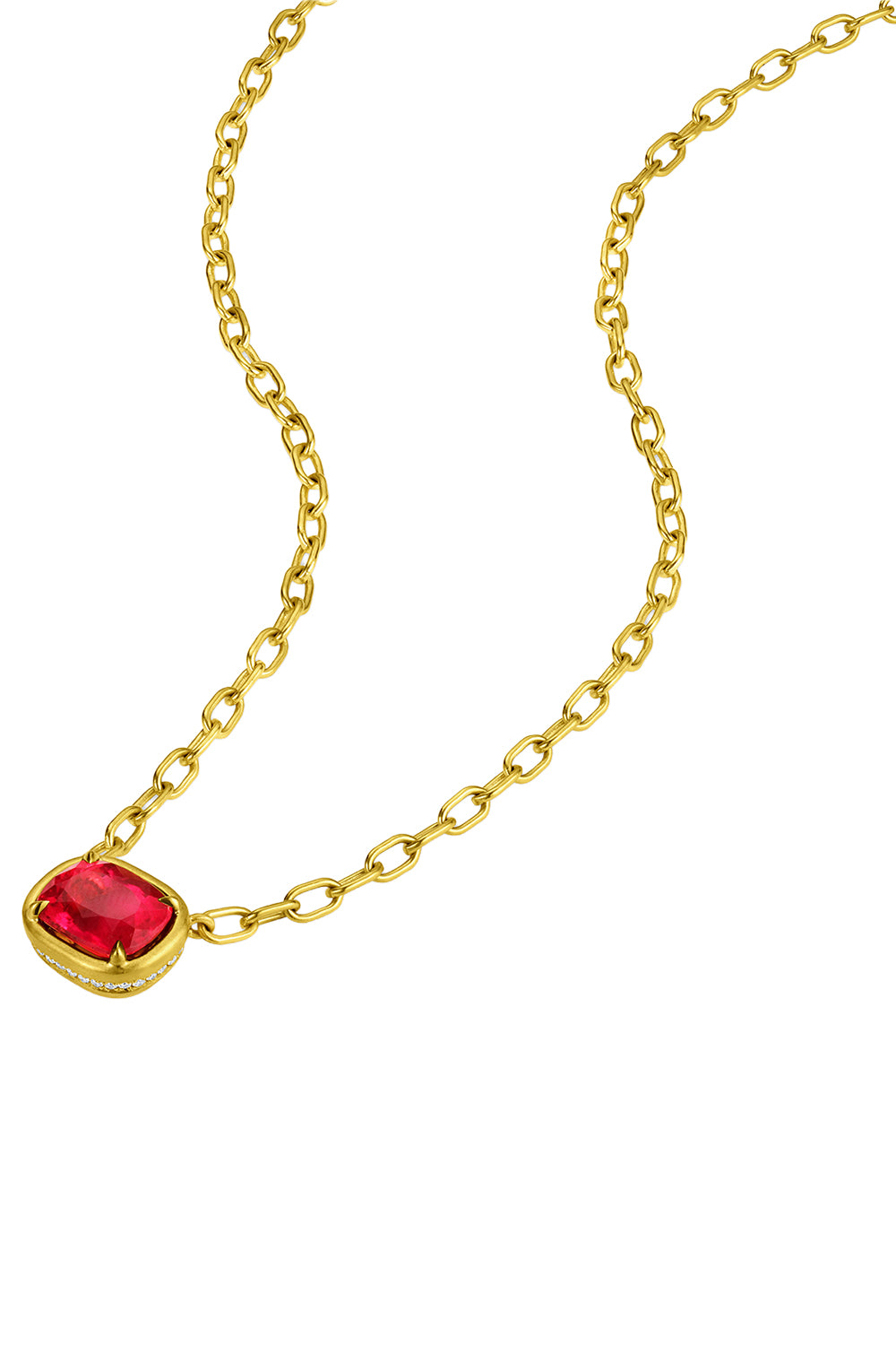 Pink Tourmaline Bijou Necklace