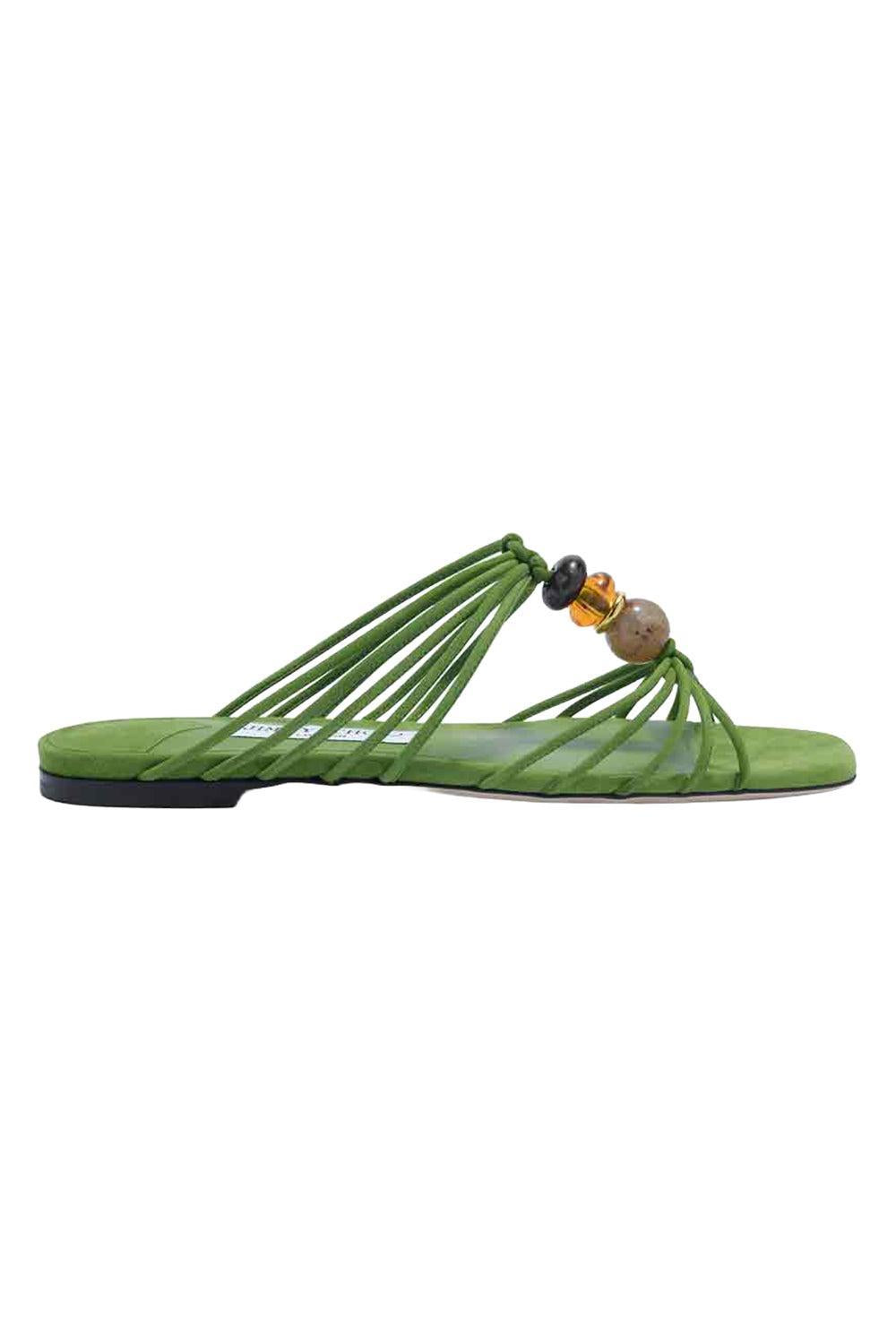 Lova Mule Flat-GREEN-36.5-SHOESANDAL-JIMMY CHOO
