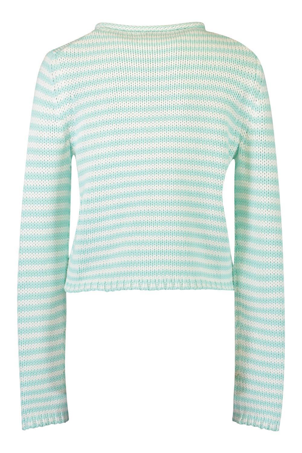 Fine Mini Stripe Sweater-STRIPE-XS-CLOTHINGTOPKNITS-LA LIGNE