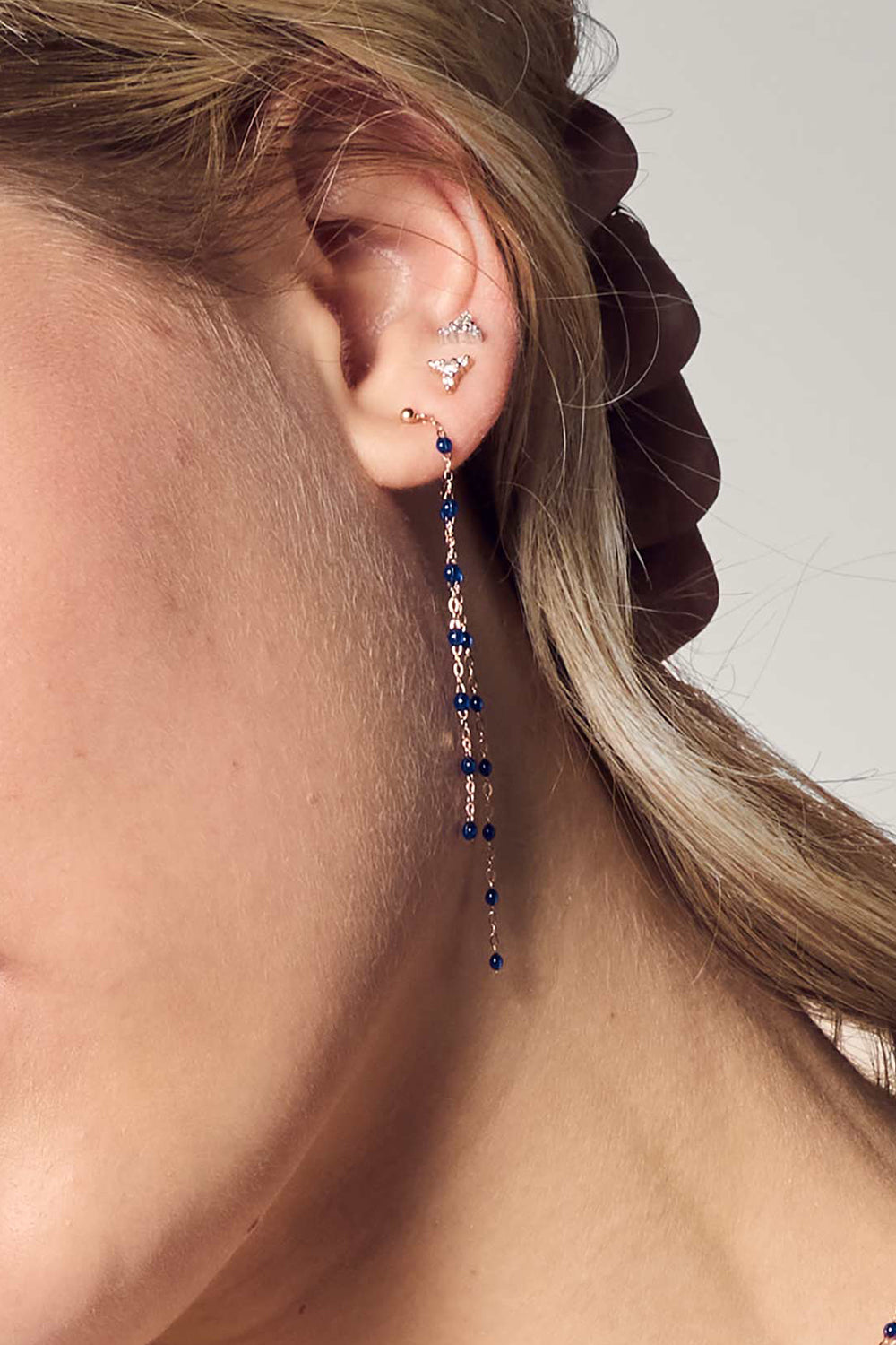Lapis Classic Gigi Dangling Earrings - Yellow Gold