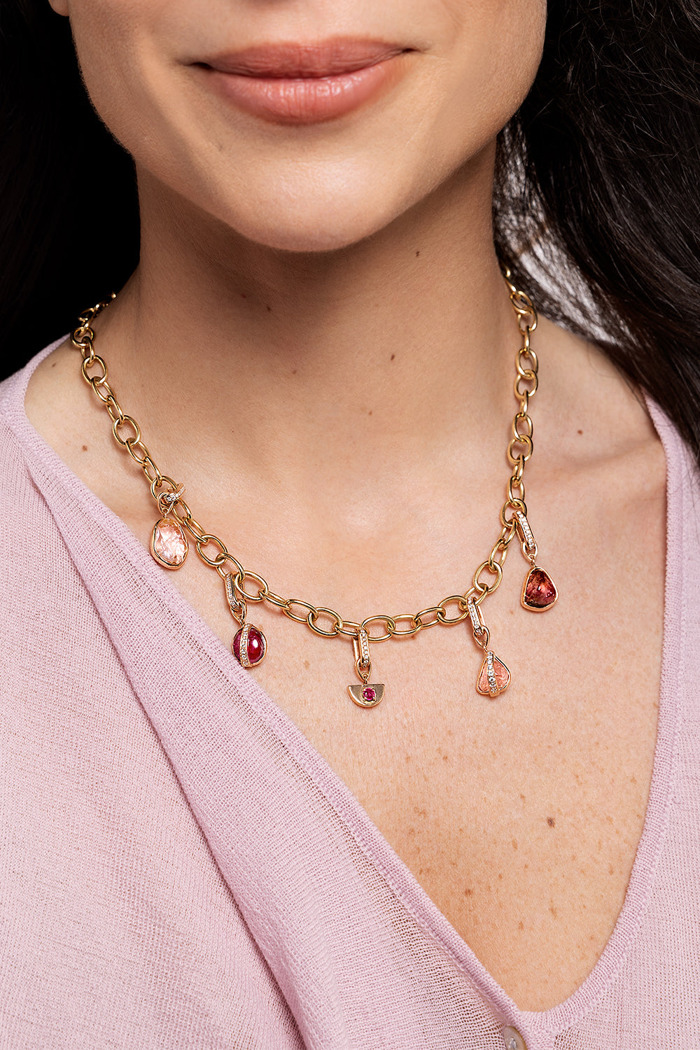 Ruby Diamond Liberté Charm