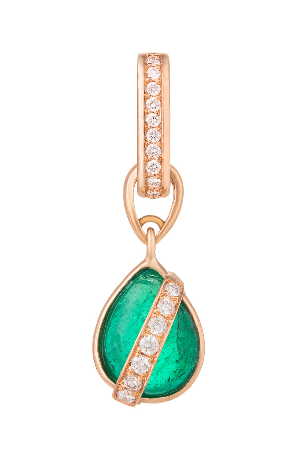 Emerald Diamond Liberté Charm