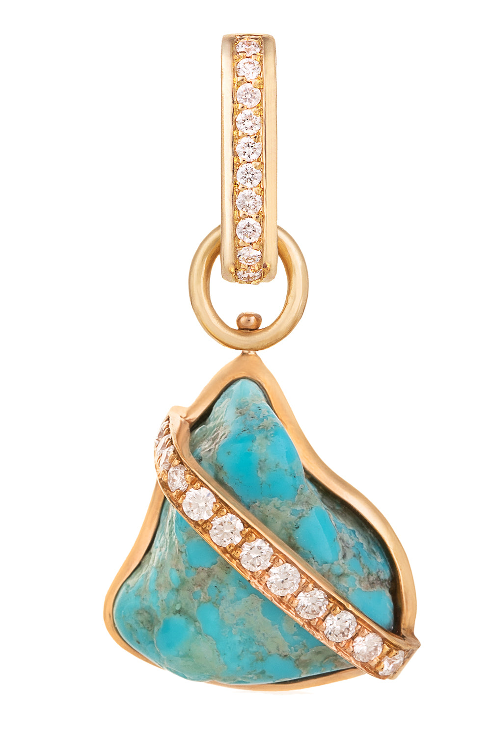 Diamond Turquoise Medium Liberté Charm