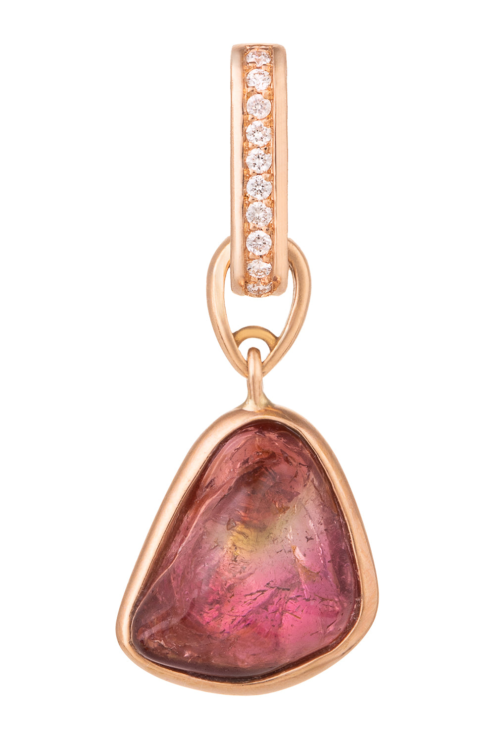 Diamond Watermelon Tourmaline Medium Liberté Charm