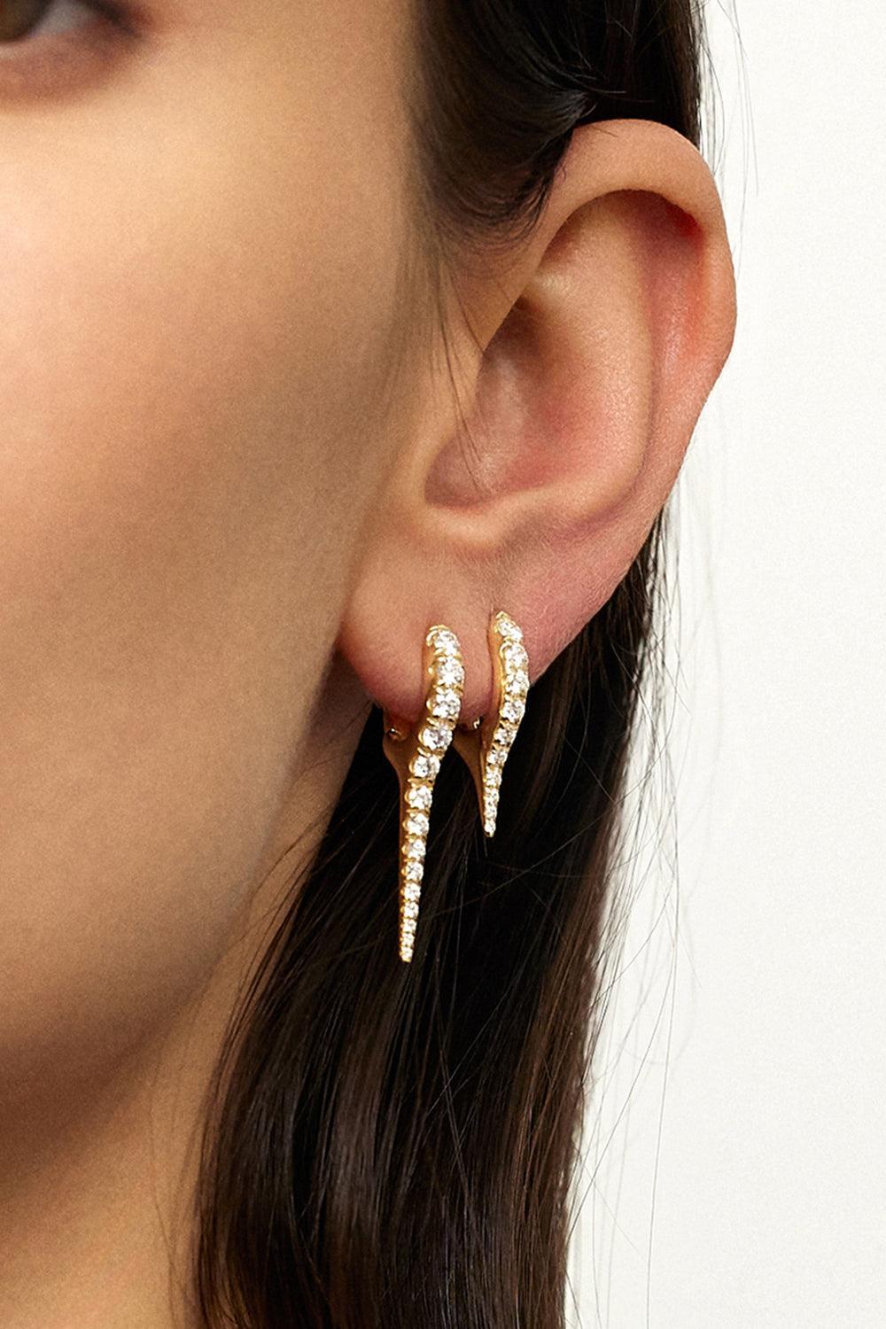 Small Lola Diamond Needle Earrings-YELLOW GOLD-JEWELRYFINE JEWELEARRING-MELISSA KAYE