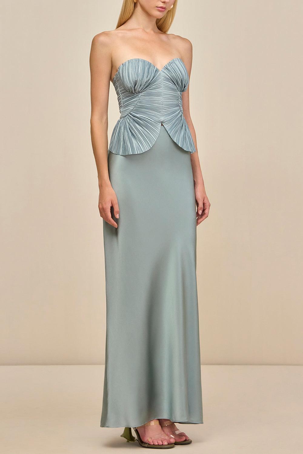 Chantel Skirt-CELADON-XS-CLOTHINGSKIRTMAXI-CULT GAIA