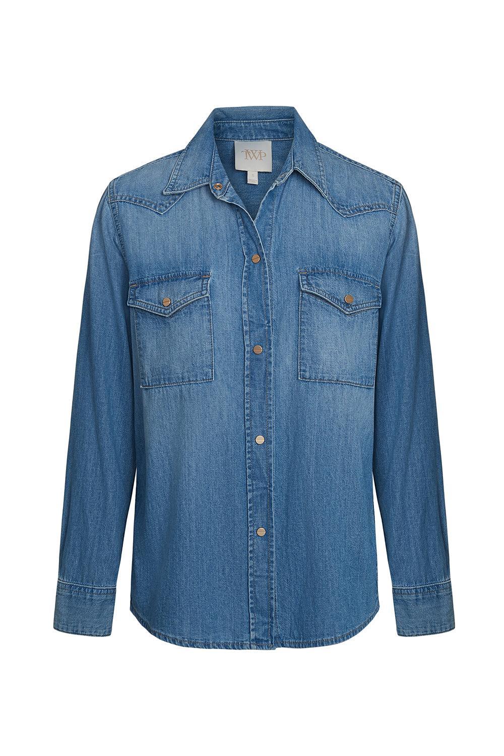 Cowboy Take Me Away Shirt-VNTGWASH-XS-CLOTHINGTOPBLOUSE-TWP