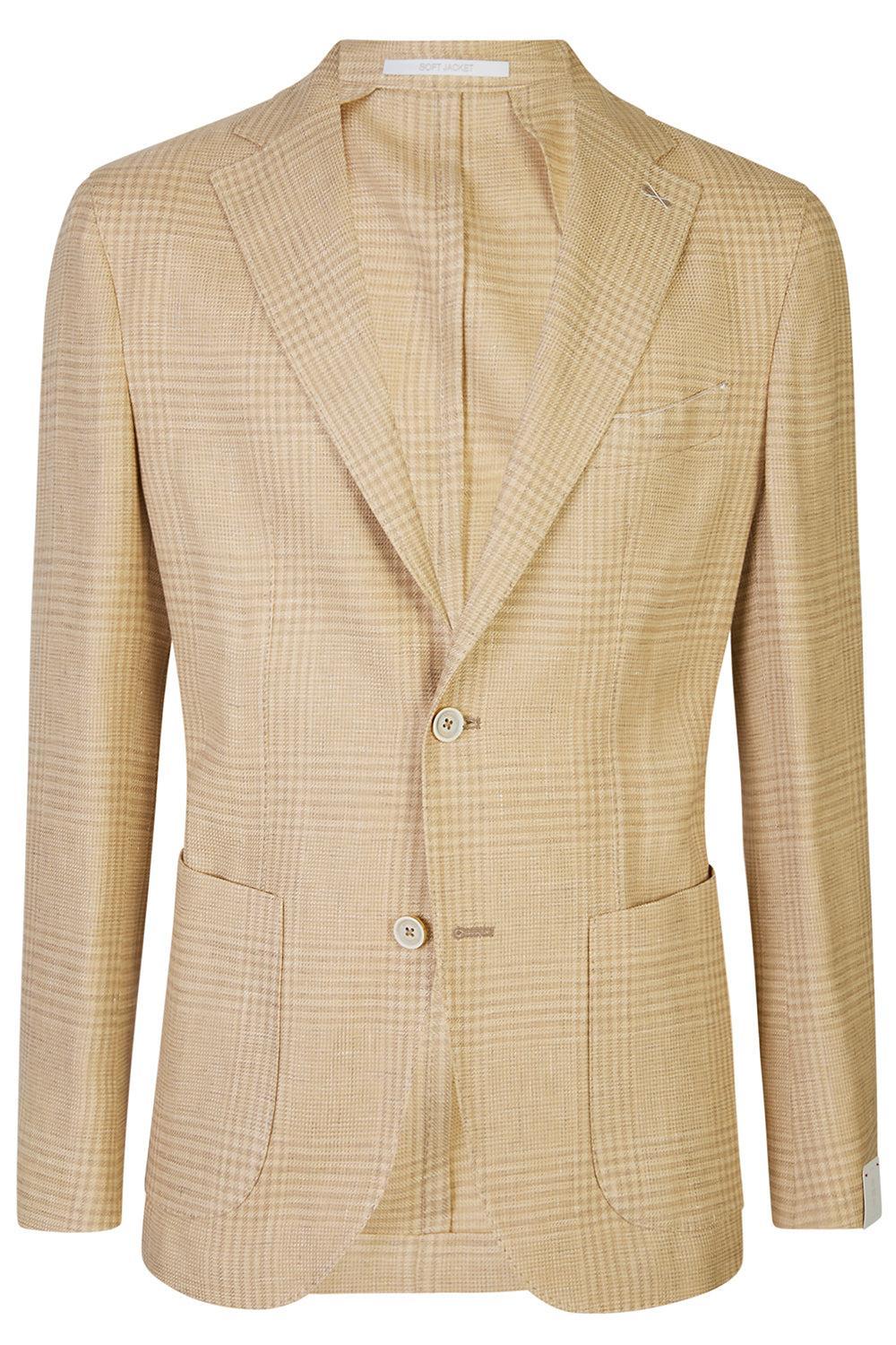 Single Breasted Soft Jacket - Coriander-CORIANDR-50-MENSCLOTHINGJACKET-ELEVENTY
