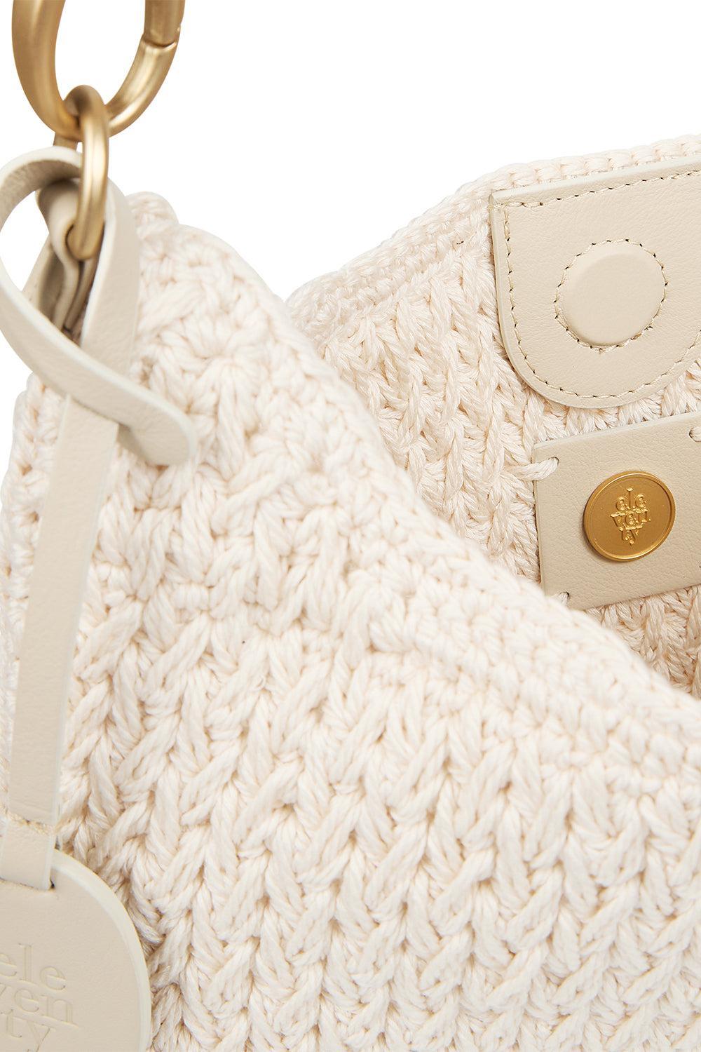 Crochet Shoulder Bag-IVORY-HANDBAGSHOULDER-ELEVENTY