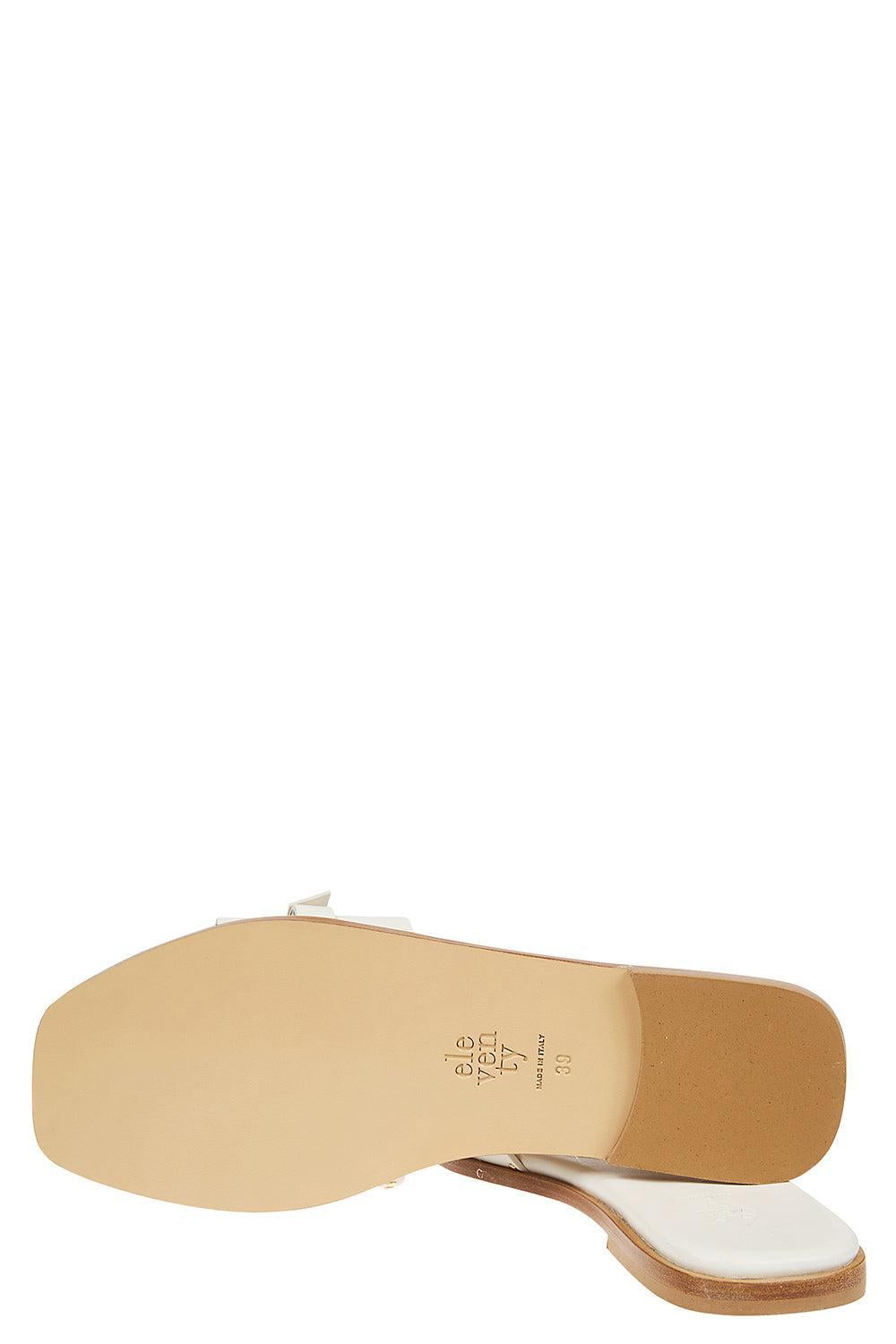 Buckle Slide Sandal-IVORY-37-SHOESANDAL-ELEVENTY