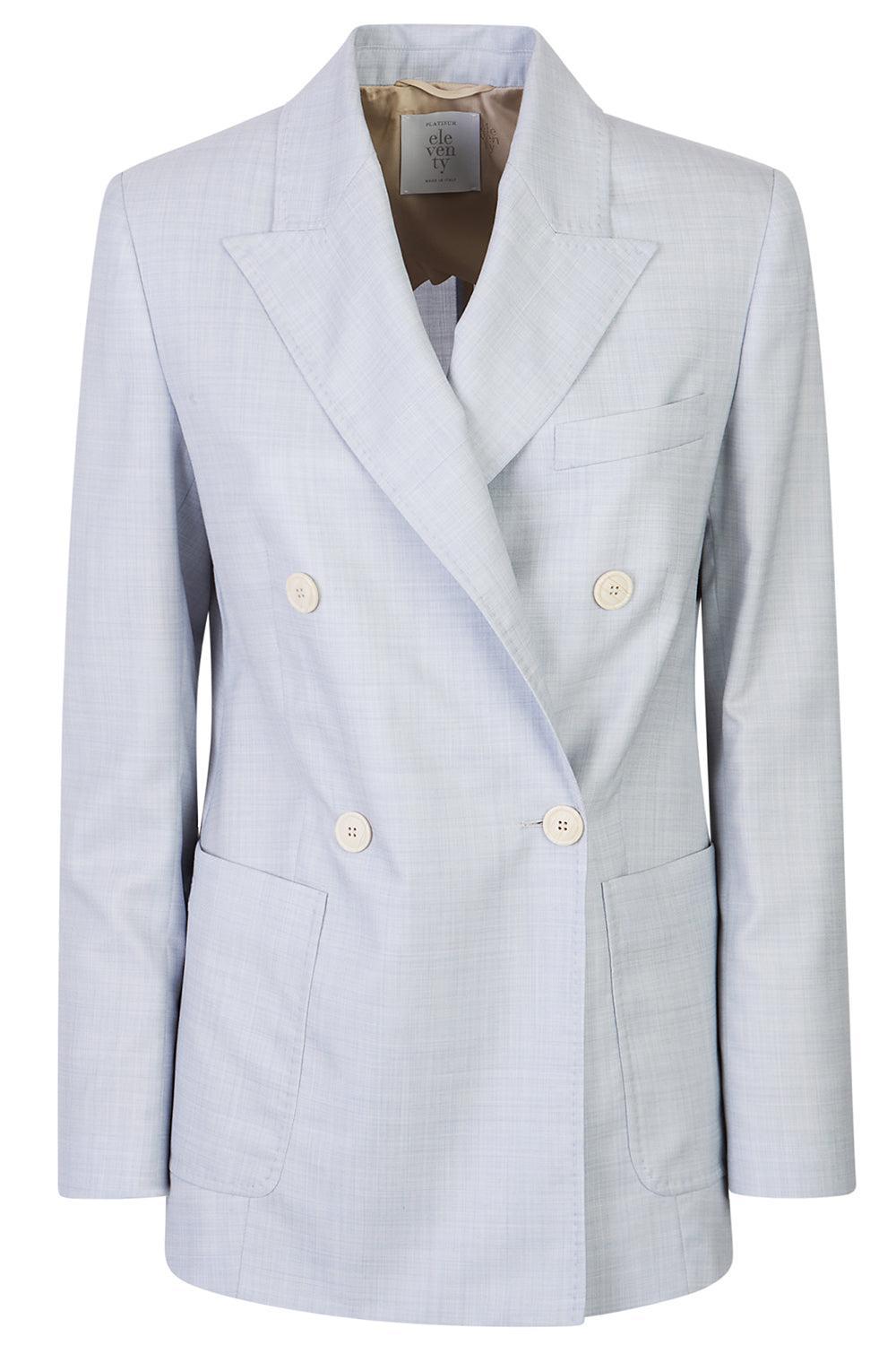 Double Breasted Fitted Blazer-BLUE-38-CLOTHINGJACKETBLAZERS-ELEVENTY