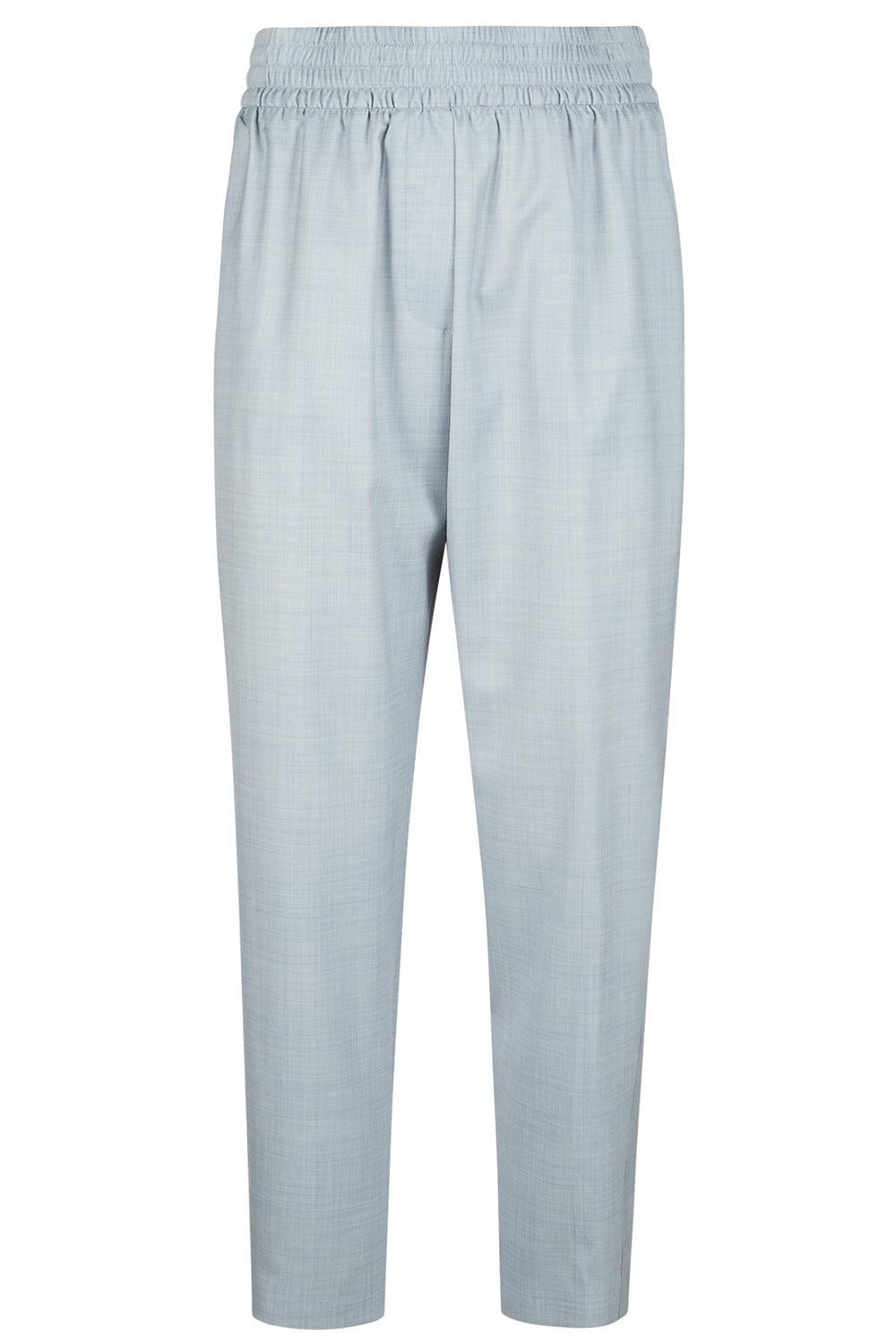 Elastic Waist Crop Trouser