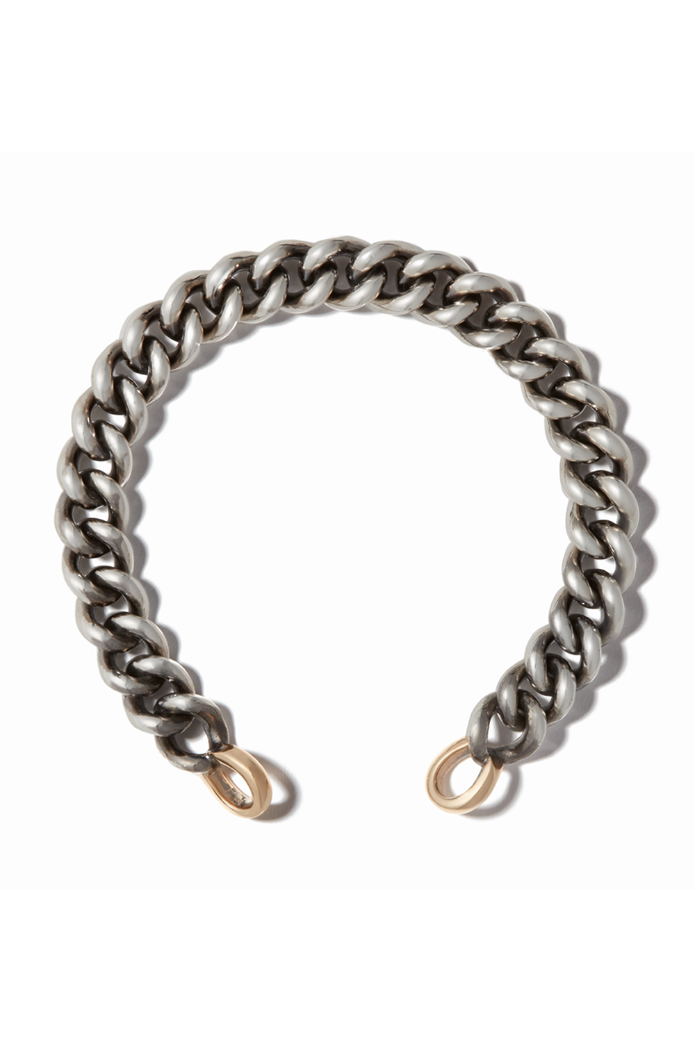 Two Link MiniMega Curb Bracelet-SILVER-6-JEWELRYFINE JEWELBRACELET O-MARLA AARON