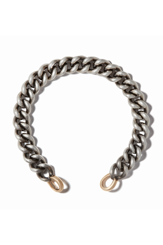 Two Link MiniMega Curb Bracelet-SILVER-6-JEWELRYFINE JEWELBRACELET O-MARLA AARON