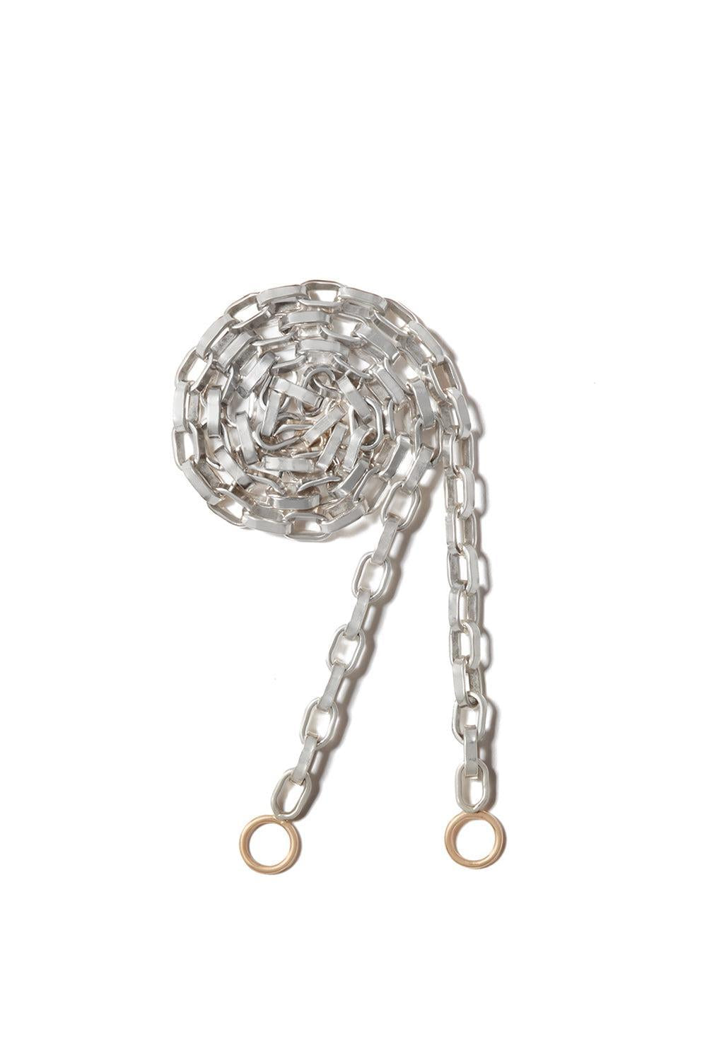 Mixed Metal Biker Chain Necklace - 20in-SILVER-20-JEWELRYFINE JEWELNECKLACE O-MARLA AARON