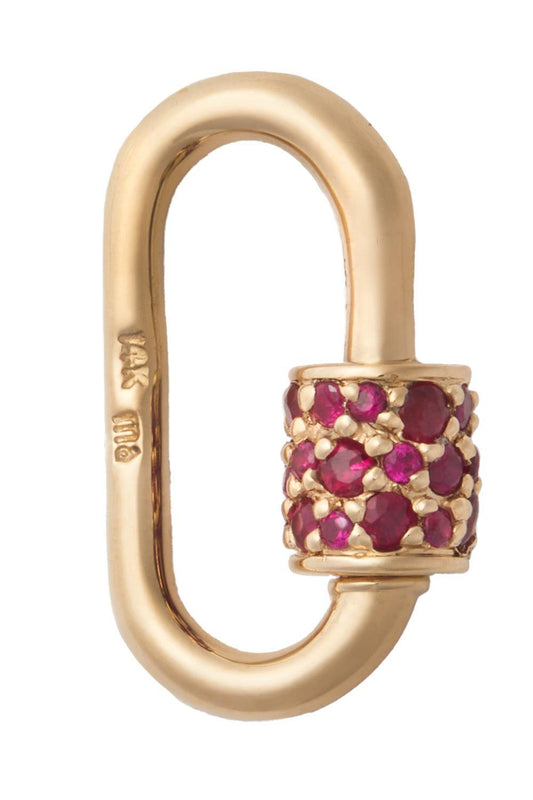 Ruby Stoned Babylock-YELLOW GOLD-JEWELRYFINE JEWELPENDANT-MARLA AARON