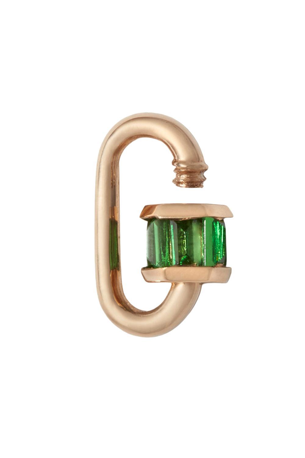 Tsavorite Total Baguette Babylock-YELLOW GOLD-JEWELRYFINE JEWELPENDANT-MARLA AARON