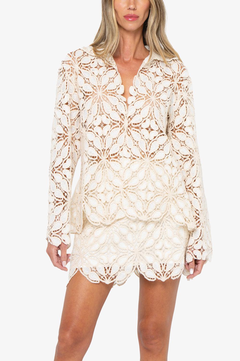 MILLIE MINI SKIRT-TAUPE-XS-CLOTHINGSKIRTMINI-JBQ