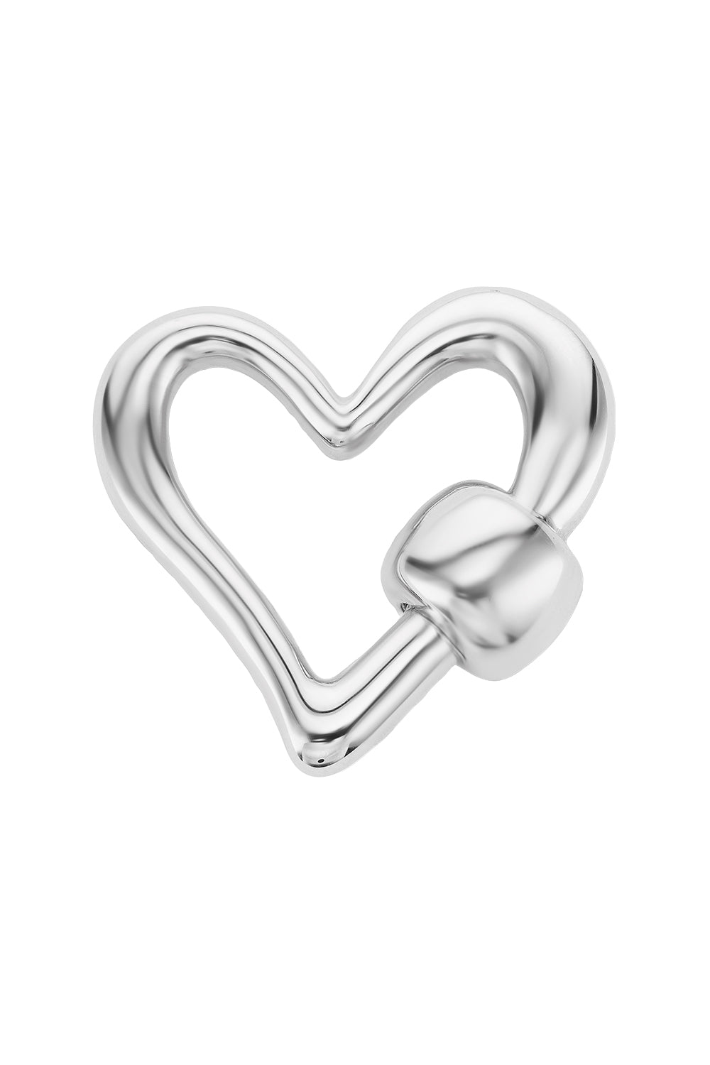 Freeform Heartlock - Silver