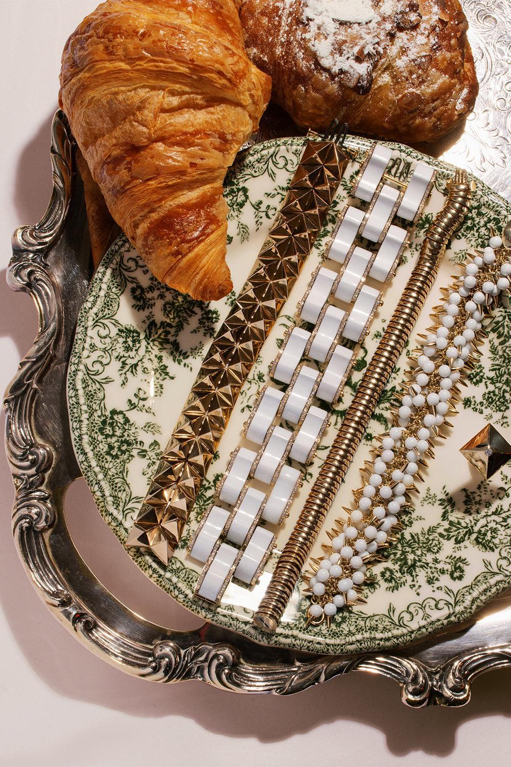 Piramide Bracelet-YELLOW GOLD-JEWELRYFINE JEWELBRACELET O-ALETTO BROTHERS