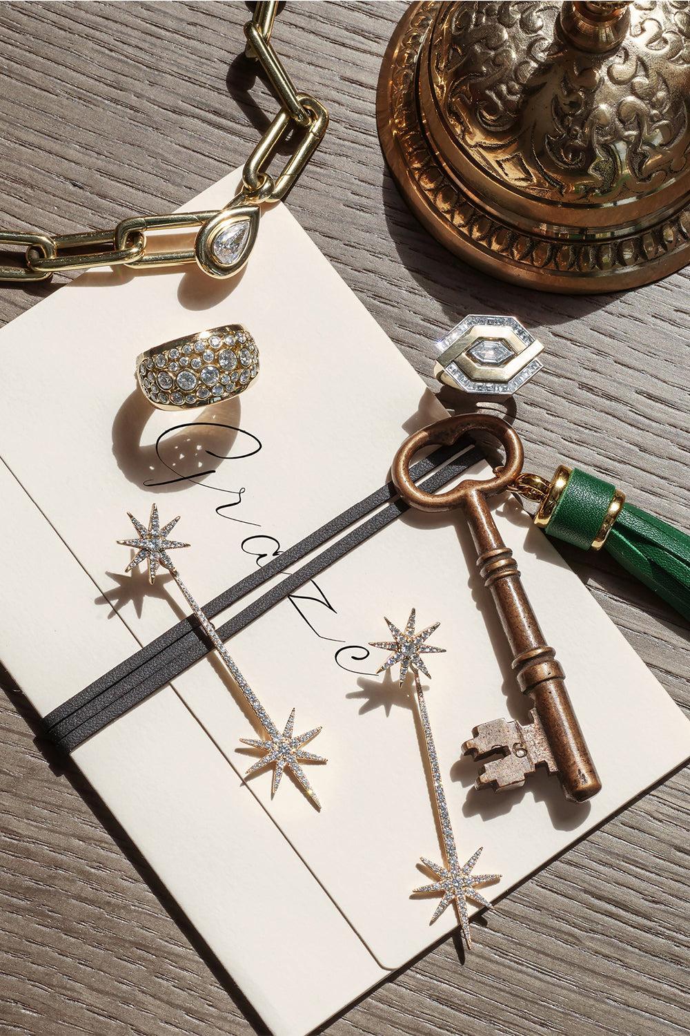 Diamond Entwined Ring-YELLOW GOLD-6-JEWELRYFINE JEWELRING-ROBINSON PELHAM