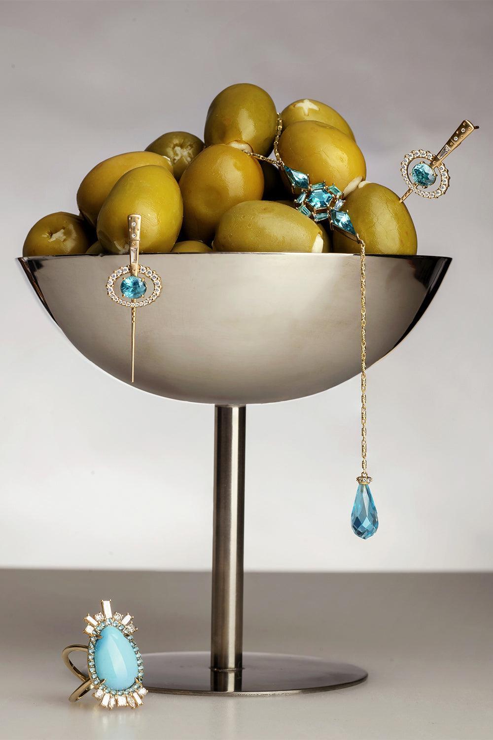 Turquoise Diamond Clear Skies Ring-YELLOW GOLD-6.5-JEWELRYFINE JEWELRING-MEREDITH YOUNG