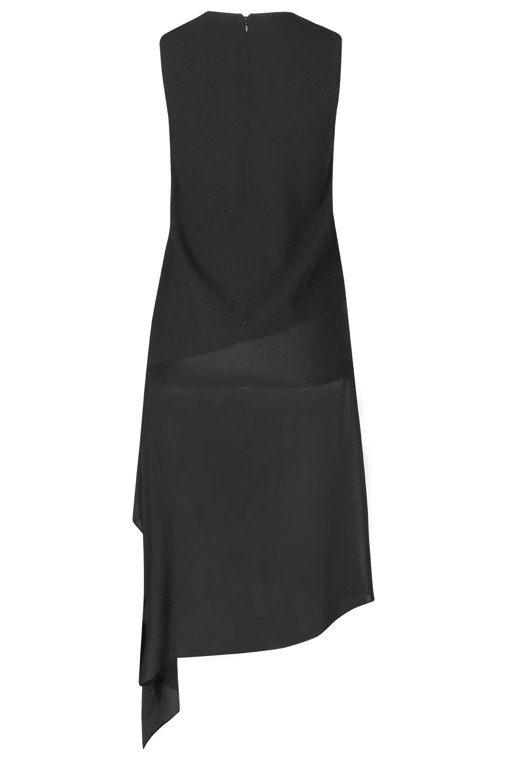 Veiled Dress-BLACK-2-CLOTHINGDRESSCOCKTAIL-MICHAEL KORS COLLECTION