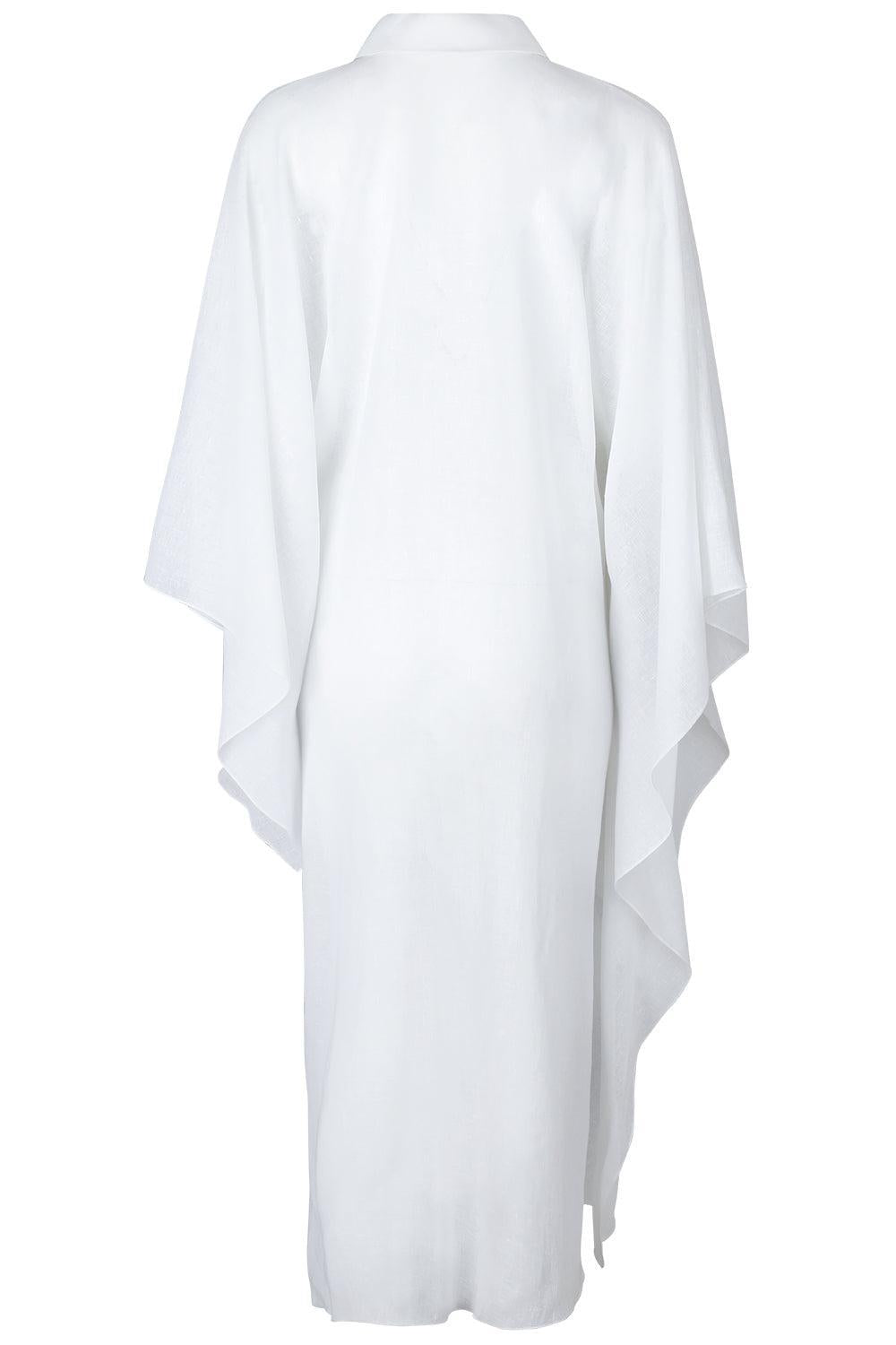 Asymmetric Caftan-WHITE-O/S-CLOTHINGDRESSCASUAL-MICHAEL KORS COLLECTION