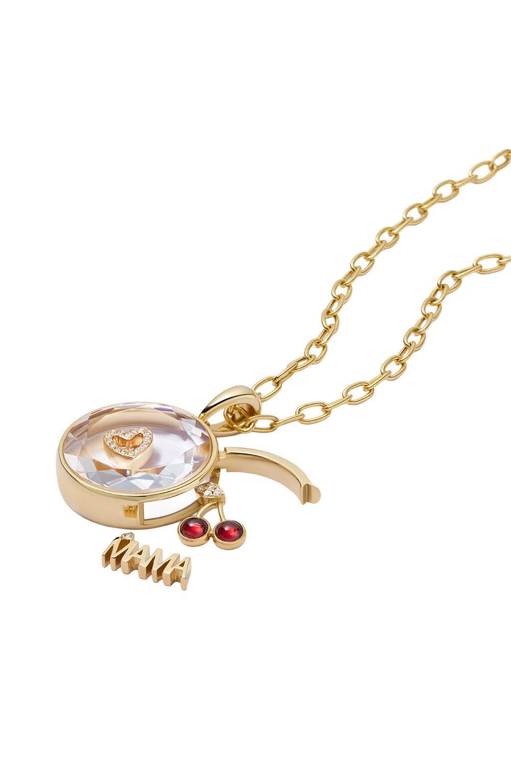Diamond Mama Charm-YELLOW GOLD-JEWELRYFINE JEWELPENDANT-LOQUET