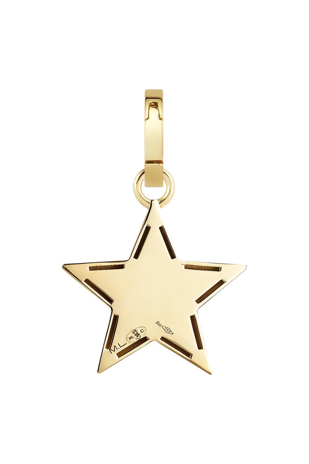 Small Star Pendant-YELLOW GOLD-JEWELRYFINE JEWELPENDANT-MARIE LICHTENBERG