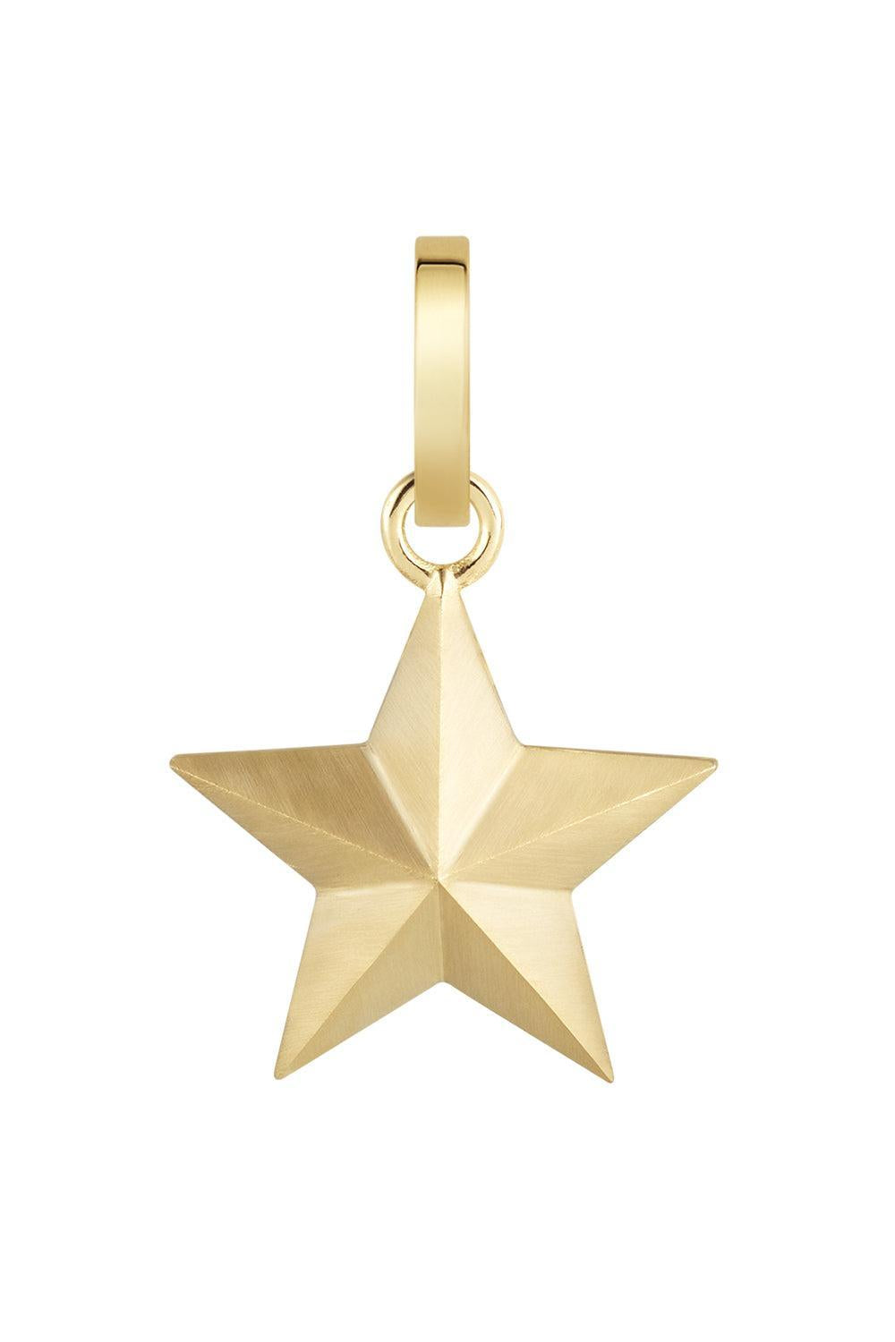 Small Star Pendant-YELLOW GOLD-JEWELRYFINE JEWELPENDANT-MARIE LICHTENBERG