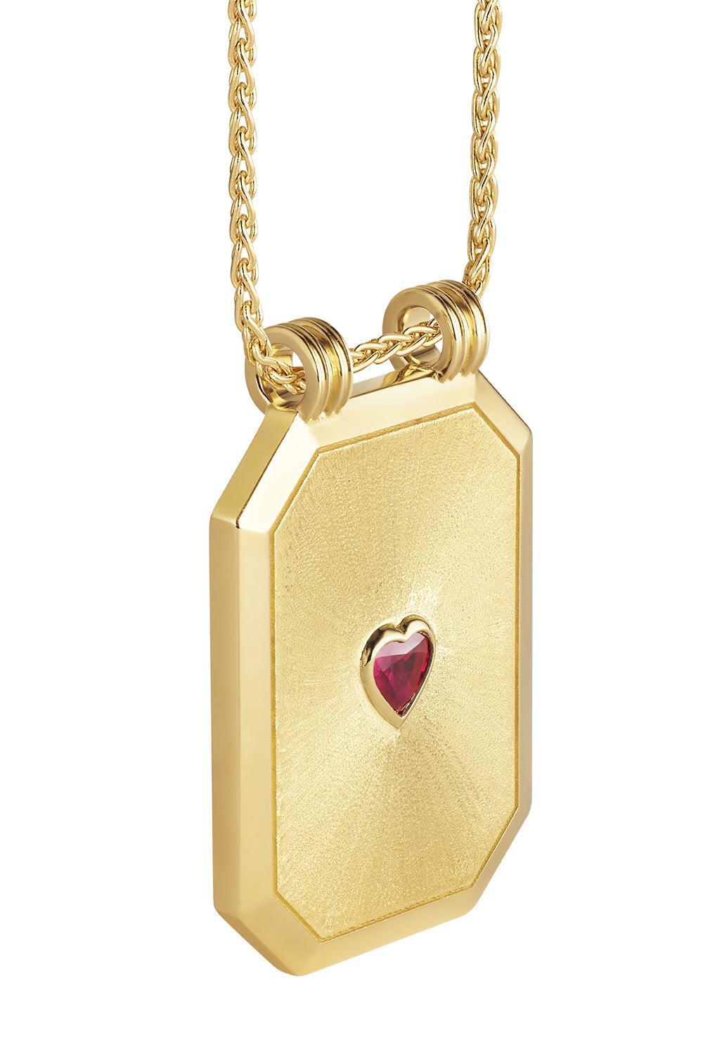 Love Scapular Chain Necklace-YELLOW GOLD-JEWELRYFINE JEWELNECKLACE O-MARIE LICHTENBERG