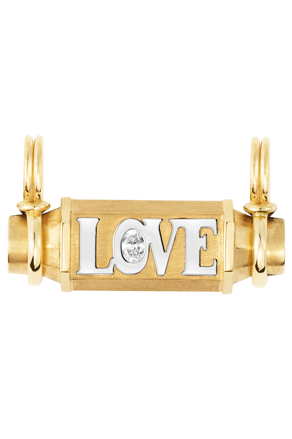 Diamond Love Smash Locket Necklace