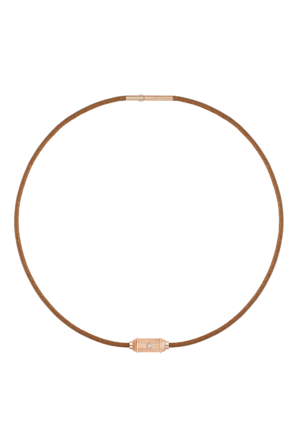 Diamond Micro Coco Locket Lasso Necklace - 39cm