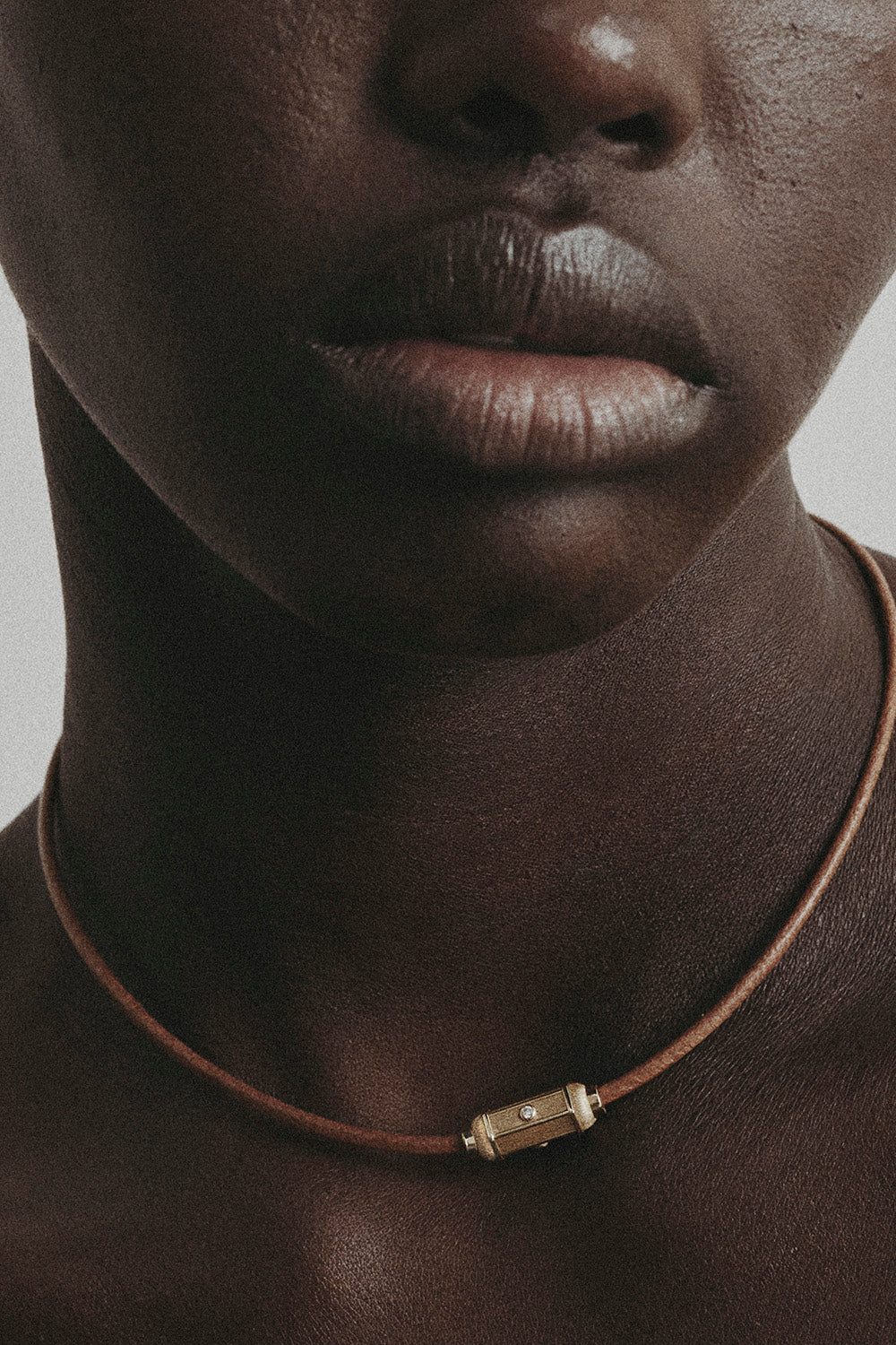 Diamond Micro Coco Locket Lasso Necklace - 39cm