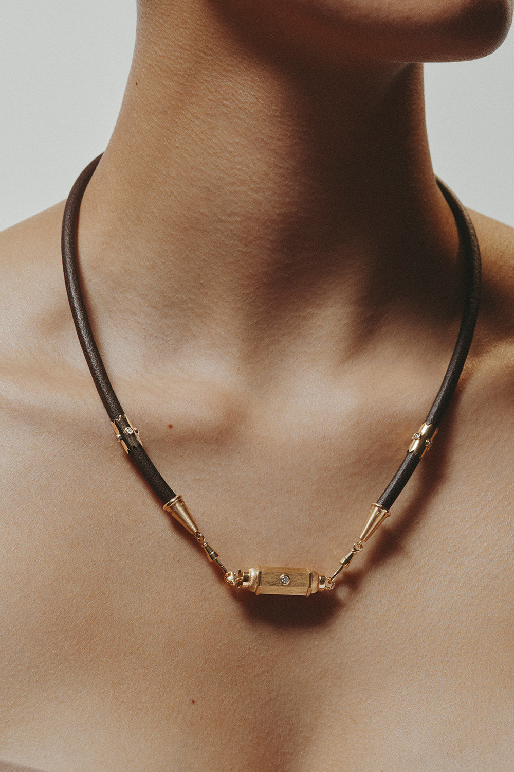 Two Bead Lasso Link Necklace