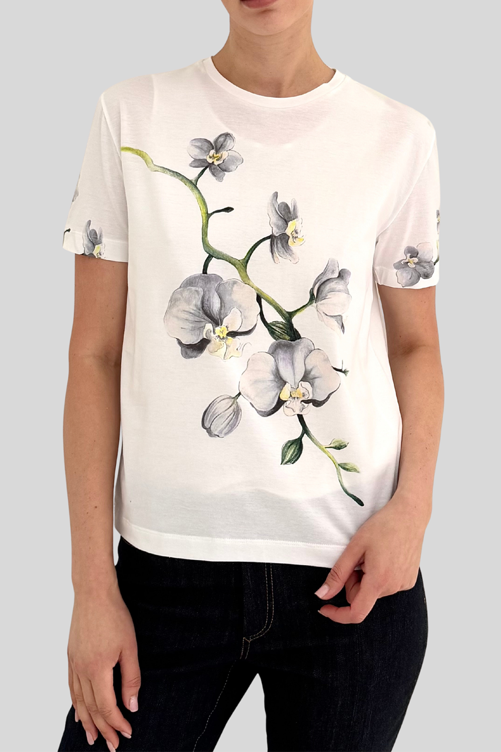 Butterfly Pearl Orchid T-Shirt-NOVELTY-XS-CLOTHINGTOPT-SHIRT-RANI ARABELLA
