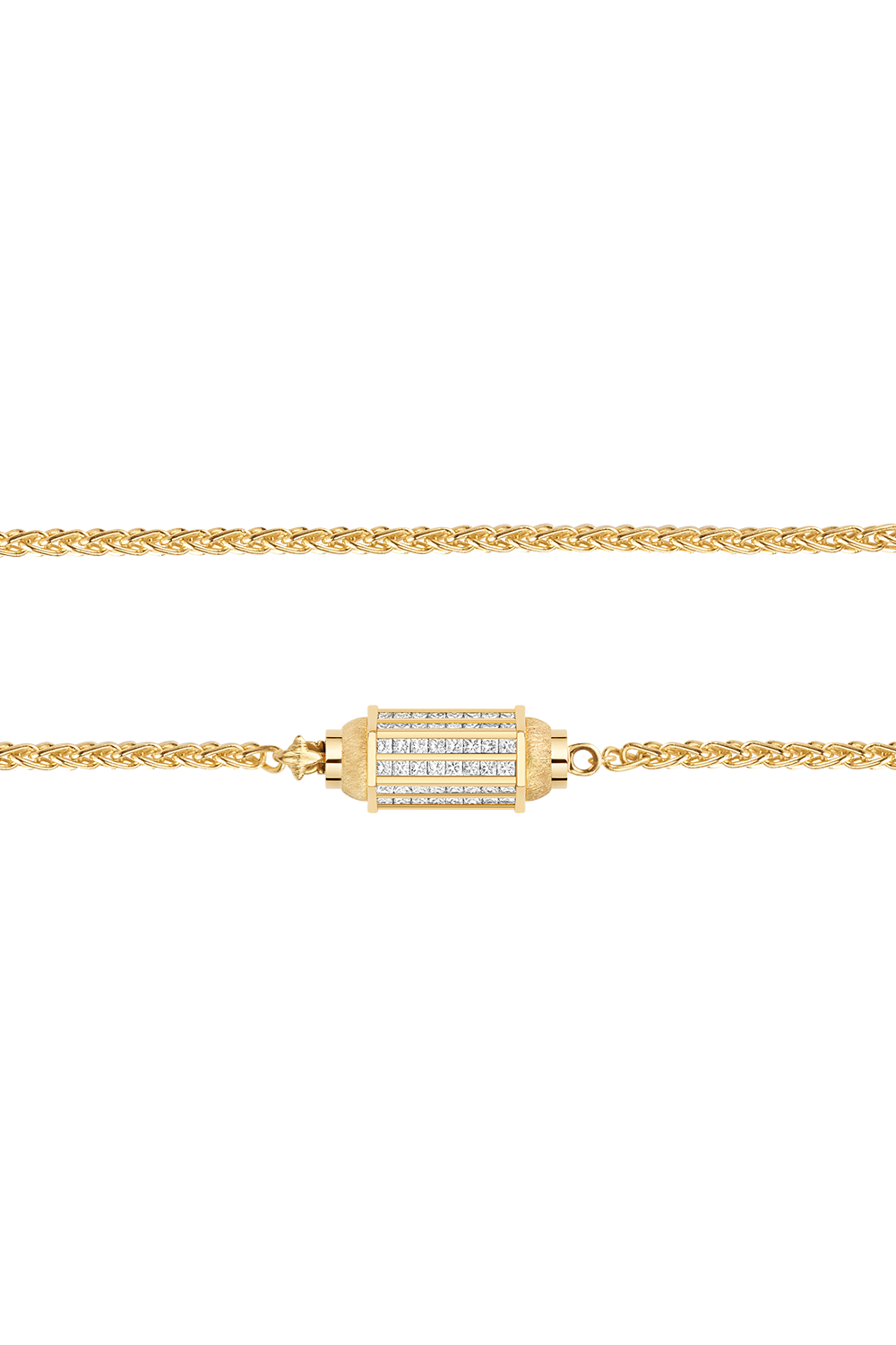 Diamond Micro Coco Necklace-YELLOW GOLD-42-JEWELRYFINE JEWELNECKLACE O-MARIE LICHTENBERG